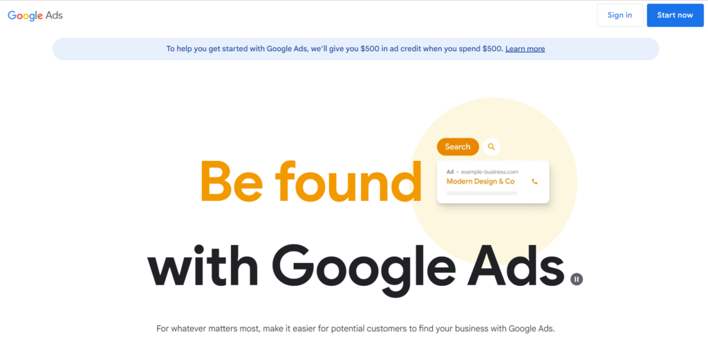 Google Ads Marketing Platform