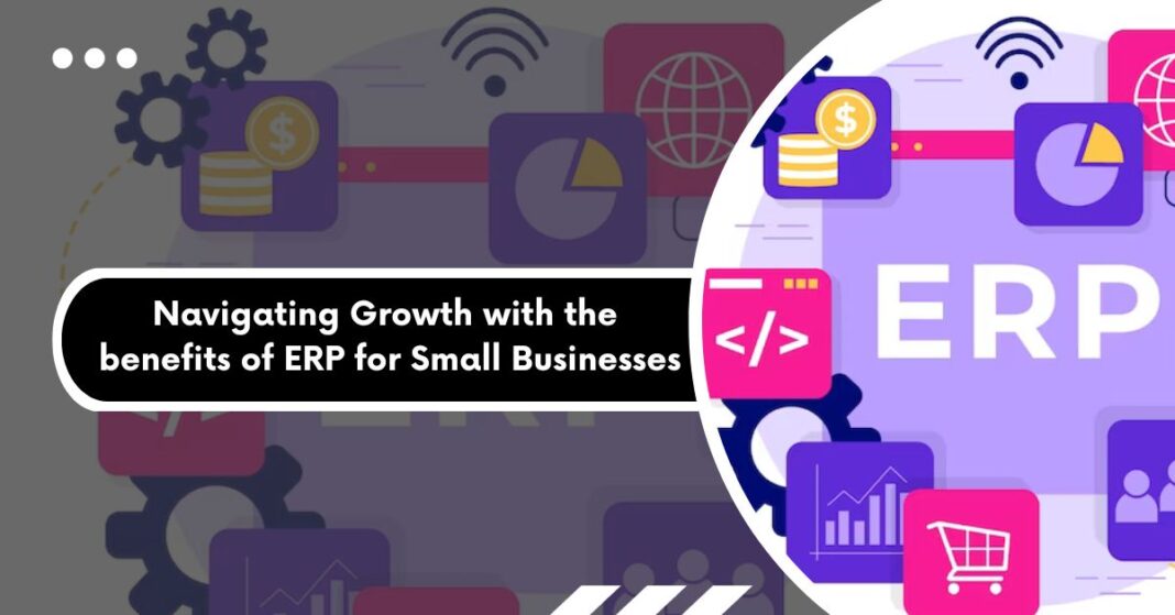 Navigating Growth with the  benefits of ERP for Small Businesses