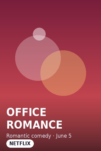 Office Romance on Netflix illustrated title card